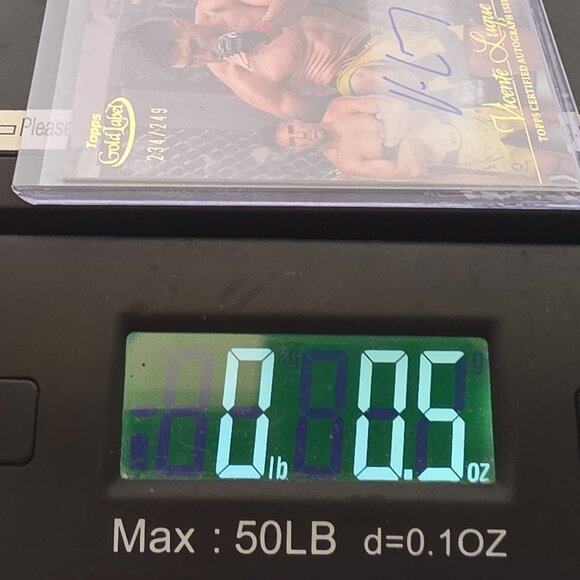 Vicente Luque Topps Gold Label UFC Certified Autograph Card #234/249 2024 Topps - Picture 11 of 11